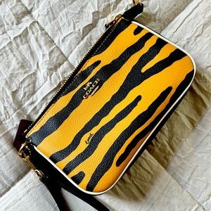 Coach tiger wristlet
